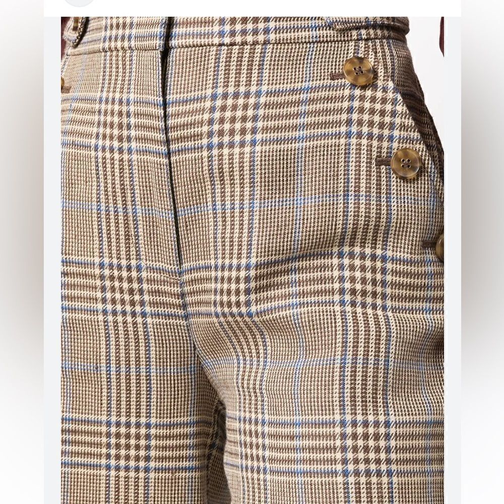 Veronica Beard Hunter button-detail cropped pants size 6 NWT $448 - Picture 3 of 10